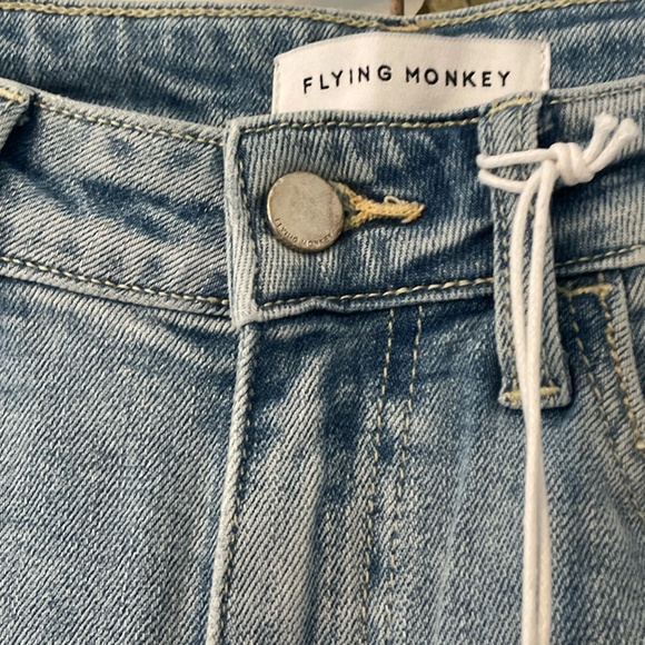 NWT Flying Monkey High-Waisted Loose Fitting Blue Denim Jeans, 26 - Picture 6 of 7